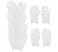 ROMISBABA Cotton Work Gloves 6 Pairs with Sensitivity and Dexterity Xl White Hand Protection Gloves for Men Suitable for Coin Inspection and General Work Use