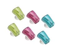 ROMISBABA Cup Toothbrush Covers Random Color 6pcs Dustproof Toothbrush Caps Protecting from Contamination Easy to Install for Home and Kitchen Use