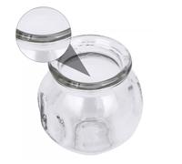 ROMISBABA Cupping Therapy Glasses Set of 6 Thickened Glass Cups for Home Use, Medical Relaxation and Back Massage