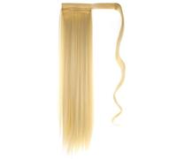 ROMISBABA Curly Ponytail Hair Extension Wrap around Synthetic Hairpiece Long Wavy Hairpiece for Women Natural 613# Tail Hair Extensions Suitable for Daily and Party Use