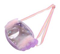 ROMISBABA Cute Cartoon Crossbody Bag with Wing Candy Design Small Shoulder Purse for School Travel and Daily Use Decorative Star Embellished Handbag for Encouraging Creativity and