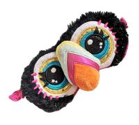 ROMISBABA Cute Plush Animal Pattern Eye Mask, Soft Sleeping Mask for Hotels and Trains, Comfortable Night Eye Cover for Sleepovers and Travel