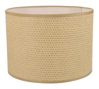 ROMISBABA Decorative Cylinder Lamp Shade Cover for Table Lamps Linen Fabric Light Cover with Soft Light Diffusion Easy to Install Replacement for Bedroom Living and Study
