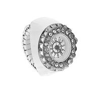ROMISBABA Decorative Ring Watch for Women Stylish Diamond Finger Timepiece Unique Jewelry Watch for Thumb Finger Beautiful Bling Accessory for Everyday Wear