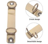 ROMISBABA Detachable Metal Binder Ring Mechanism for Planners and Loose Leaf Notebooks O-Ring Design for DIY Notebook Binding Easy Page Addition and Removal