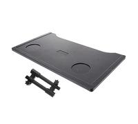 ROMISBABA Detachable Wheelchair Tray with Double Cup Holder Lap Table for Dining Reading and Writing Thickened Fall Plastic Desk Accessory for Seniors and Disabled Users