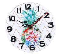 ROMISBABA DIY Frameless Round Wall Clock Mute Movement Low Noise Silent Bedroom Office Decorative Wall Hanging Timepiece for Living Home