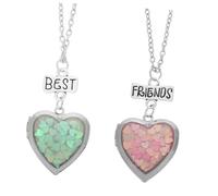 ROMISBABA DIY Friend Necklace Sky Blue Alloy Pendant Friendship Jewelry Gift for Sisters Couples Keepsake for Unique Bonds