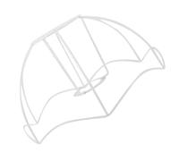 ROMISBABA DIY Metal Lampshade Frame Iron Bracket for E27 Table Lamp, Round and Angular Wire Lamp Shade Holder 13Cm Height, 9Cm Top Diameter, 25Cm Bottom Diameter, Lampshade Making Frame for