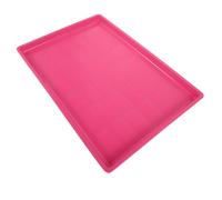 ROMISBABA Dog Crate Bottom Tray Replacement 49.5X33.5X3Cm Pink Plastic Pet Cage Pan for Small Dogs, Rabbits, and Birds - Sturdy Pet Toilet Tray for Cage Use