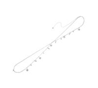 ROMISBABA Double Metal Waist Chain Belt for Women Adjustable Silver Body Jewelry with Sunflower Star Moon Design for Dresses Jeans and Formal Wear