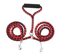 ROMISBABA Dual Dog Leash with Handle for Two Small/medium Dogs Adjustable Length Random Color for Walks and Training