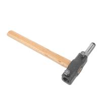 ROMISBABA Dual-Head Log Inoculation Tool for Mushroom Planting Iron and Wood Spawn Hammer for Effortless Punching Versatile Inoculation Hammer Suitable for Growing Mushrooms and Various