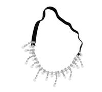 ROMISBABA Elegant Body Chain Jewelry for Women Adjustable Leg Ornament with Sparkling Rhinestones and Faux Pearls Lightweight Thigh Chain for Weddings Proms and Formal Parties Versatile
