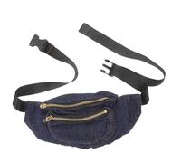 ROMISBABA Elegant Denim Waist Bag Crossbody Straps Portable Pouch Adjustable Waist Pack Stylish for Women Great for Friends Family