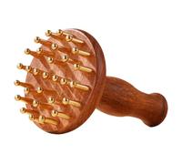 ROMISBABA Ergonomic Sandalwood Meridian Massage Comb for Full Body Use Multifunctional Wooden Massager Brush for Back Stomach Thighs Arms Relieves Muscle Stiffness and Enhances Flexibility