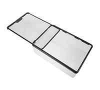 ROMISBABA Escapeproof Reptile Enclosure with Sliding Breathable Mesh Lid Clear Plastic Habitat for Frogs Geckos Snakes Turtles Compact Portable Easy-clean Lizard Pet Box