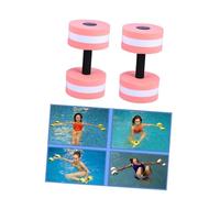 ROMISBABA EVA Floating Dumbbell for Swimming and Yoga Lightweight Water Exercise Equipment for Men and Women Pink Aquatic Weights for Pool Fitness and Resistance Training
