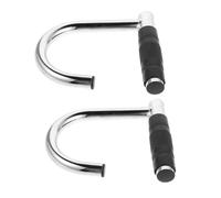 ROMISBABA Exercise Handles Pull Up Grips for Men Ergonomic Metal Fitness Pulling Handles with Non-Slip Hook Design Attachment for Home Use Daily Workout Lat Pull Down Bar Replacement