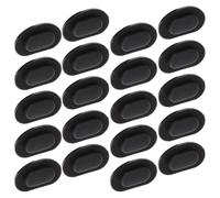 ROMISBABA Eyeglasses Nose Pads Repair Kit 40Pcs Black Cushions Anti-Slip for Myopia Frames Comfortable Wear