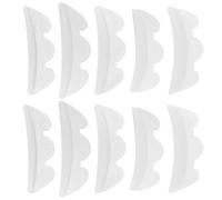 ROMISBABA Eyelash Perm Rods Soft Reusable Lash Lift Tools Not Easy to Deform Or Break 10 Pairs Silicone Lash Lift Pads Safe on Skin for Salon Eyelash Perming Use