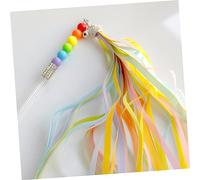 ROMISBABA Fairy Wand Cat Toy Boy Girl's Cane Kitten Teaser Stick for Birthday and Halloween