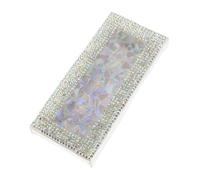 ROMISBABA False Eyelashes Storage Box Rhinestones Elegant Lash Case for Women Portable Eyelash Organizer for Travel and Events Protects and Moisture Chic Design Tray and Base
