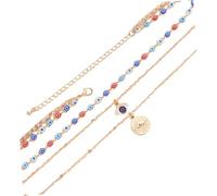 ROMISBABA Fashionable Evil Eye Necklace for Women and Teen Dainty Charm Jewelry Eye Pendant for Parties Weddings and Daily Wear