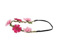 ROMISBABA Floral Crown Headband for Women Elegant Bridal Wreath and Hair Accessory Flower Girl Headband for Weddings and Beach Photos Comfortable and Versatile Design