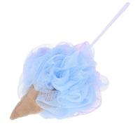ROMISBABA Foldable Bath Loofah Ball with Gentle Cleansing, Pe and Toweling Material Body Scrubber for Shower Skin Cleaning, Bathing Accessory for Adults