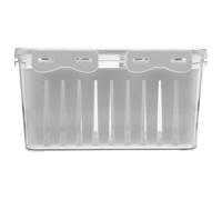 ROMISBABA Fridge Storage Box with Draining Basket, Medium Fruit and Vegetable Storage Container for Refrigerator, Food Fresh-keeping Organizer,