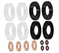 ROMISBABA Fuel Injector Nozzle Seal Kit with O Rings and Washers for Diesel Engines Replacement Set for Models Easy Install Reliable Sealing Gasket