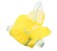 ROMISBABA Full Cover Dog Raincoat for Small to Medium Dogs Four-legged Puppy Rain Jacket with Secure Button Design Weatherproof Coat for Rainy and Snowy Days