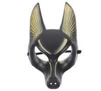 ROMISBABA Full Face Anubis Halloween, Plastic Party for Boys, Egyptian Death God Costume for Carnival Events
