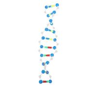 ROMISBABA Genetic Model for Students Double Helix Structure Dna Model Components for Classroom Teaching Tool Molecular Science Assembly Kit Dna Structure Learning Tool