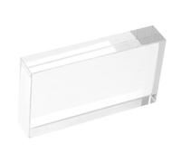 ROMISBABA Glass Rectangular Prism for Physics Experiments Optical Prism for Teaching Light Properties Decorative Science Tool for Sun Catchers and Photography