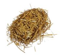 ROMISBABA Gold Glitter Raffia Paper Shreds Reusable Crinkle Cut Tissue Paper Filler for Baskets Boxes Bouquet Wrapping Festive Decoration Plastic Material