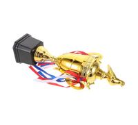 ROMISBABA Gold Metal Trophy Cup with Crown Cap for Sports Competitions and Pigeon Racing Winner Award for School Parties and Halloween Rewards
