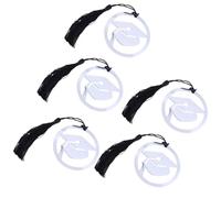 ROMISBABA Graduation Bookmark 12pcs with Doctoral Cap and Black Tassel Stainless Steel Easy Page Marking for Students and Reading for Students and Reading Product for Students