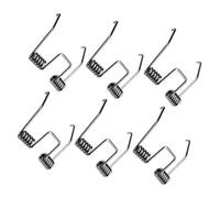 ROMISBABA Hair Clipper Repair Accessories, 6pcs Universal Stainless Steel Tension Springs for and with Noise Reduction Feature Sheep Shears Electric Trimmer Suitable for Home Users