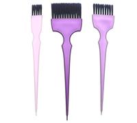 ROMISBABA Hair Dyeing Applicator Brush Kit for DIY Hairstyle, Plastic Hair Dye Application Tools with Small, Medium and Large Sizes, Assorted Colour Salon Accessories
