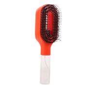 ROMISBABA Hair Straightening Comb Refillable Water Spray Brush with Button Mist Spray Design, Wide Teeth Detangling Comb Made of Plastic and Nylon for Hair Styling, for Commutes and Office