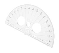 ROMISBABA Half Circle Protractor Tool Angle Measurement Ruler for School Office Use Lightweight Plastic Protractor for Students Teachers Designers Engineers