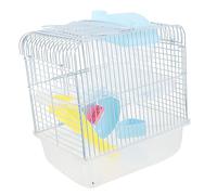 ROMISBABA Hamster Castle Large Double-deck Wire Cage Platforms for Hamsters Chinchillas and Rats As Pet Hideout