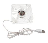 ROMISBABA Hamster Cooling Fan USB Plug in Portable Pet Fan for Small Animal Cage with Easy Installation Plastic Material for Outdoor Walking and Camping