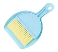 ROMISBABA Hamster Litter Box Cleaning Brush Set with Mini Broom Dustpan Combo for Guinea Pig Cage Cleaner Pet Waste Tool with Hanging Ring for Rabbits Hedgehogs Cats Dogs