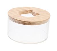 ROMISBABA Hamster Sand Bath Acrylic Box with Cover Small Pet Sand Basin Transparent Shower Bathtub for Hamsters Mice Chinchillas Easy to Clean and Store