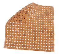 ROMISBABA Handmade Bamboo Sitting Cushion Hollow Ventilated Square Seat Pad for Outdoor Dining Chairs Car Seats Patio Furniture Natural Cooling Summer Mat