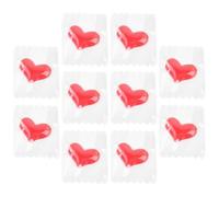 ROMISBABA Heart Charms Plastic and Resin Cute for Jewelry Making 10pcs and Pendant Accessories Necklaces Bracelets, Stylish and Eye-catching DIY Craft Supplies for Crafting Earrings