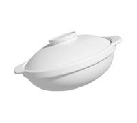 ROMISBABA Heat Resistant Ceramic Cooking Pot for Stove Top Use Multifunctional Casserole for Home Kitchen Crack Resistant Soup and Stew Pan Lightweight Portable Design for Cooking and